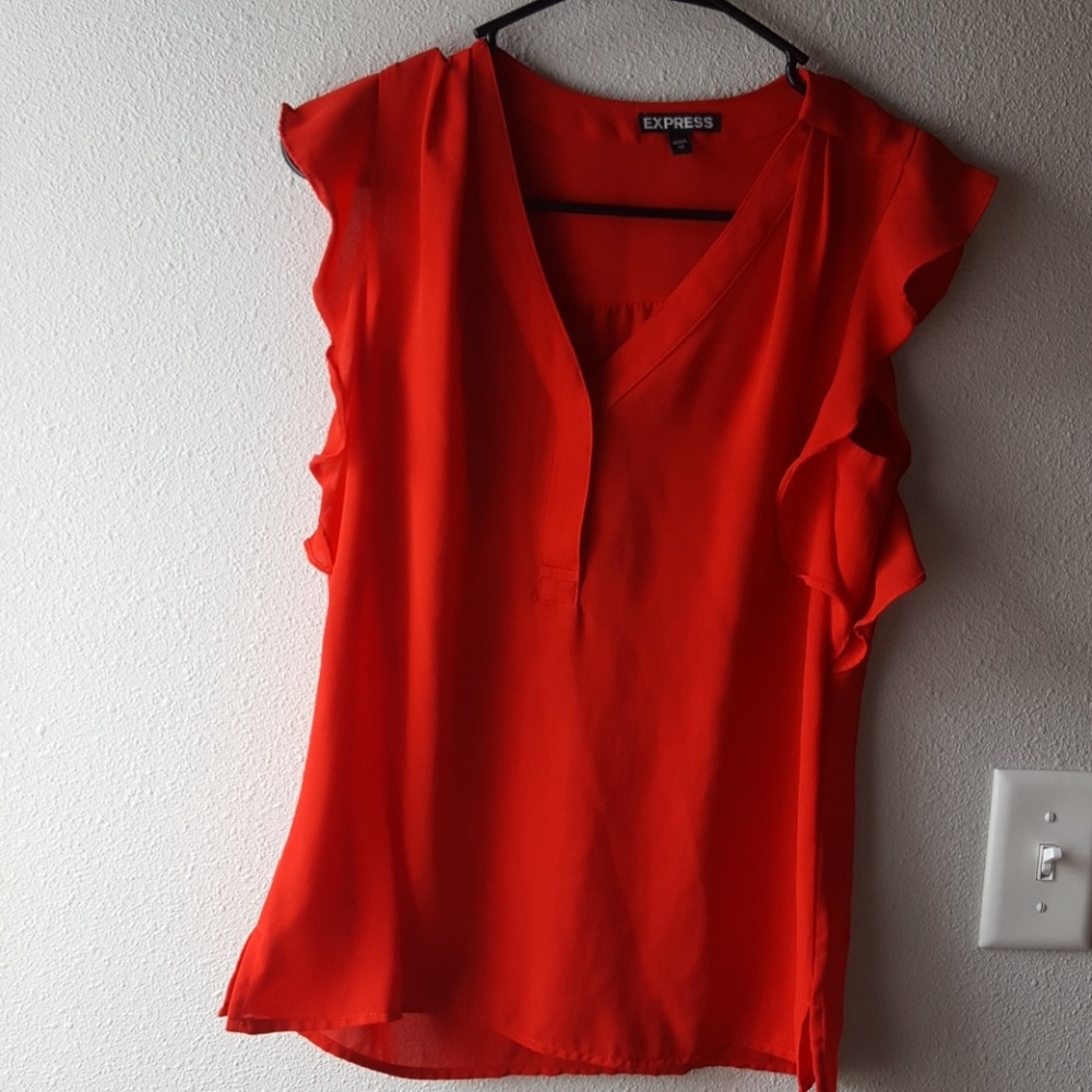 Express Flutter Sleeve Top